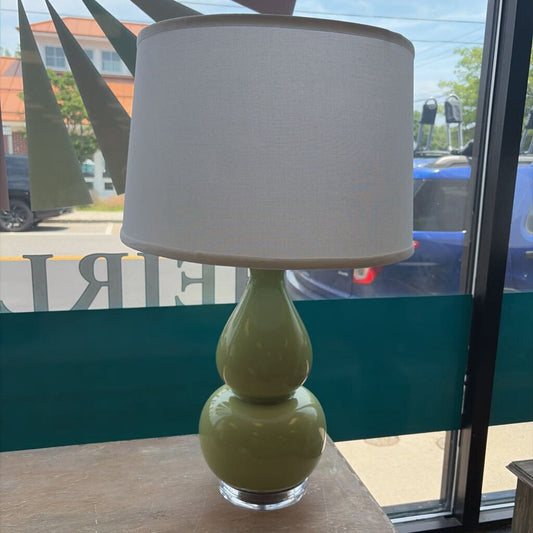 Ceramic Table Lamp Green