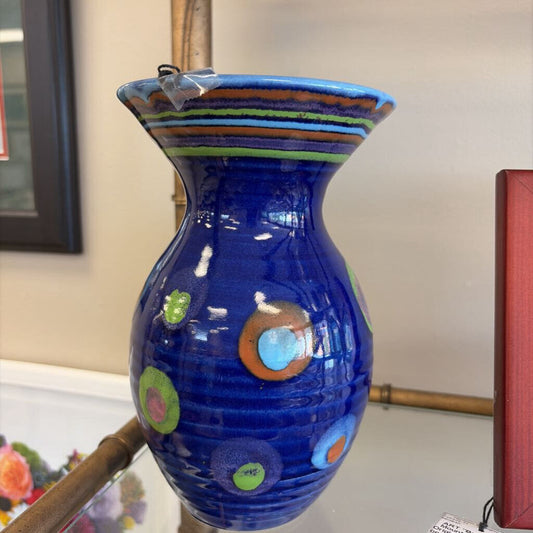 Lasser Ceramics Galaxy Blue Petite Vase