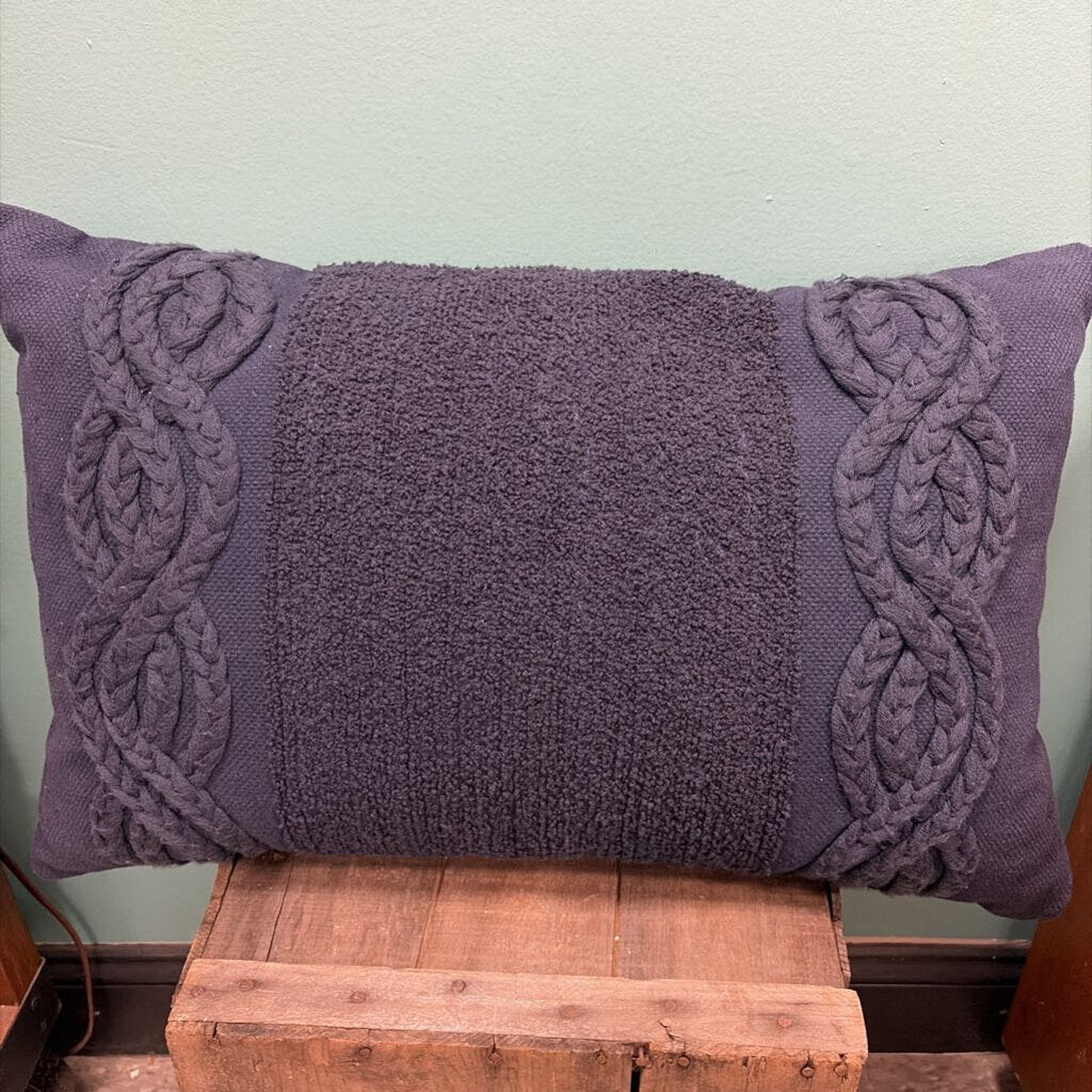 Navy Blue Decorative Pillow