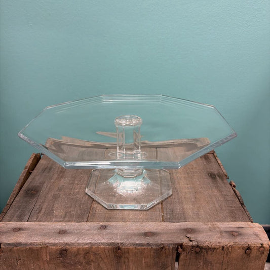Tiffany & Co. Windham Glass Cake Stand