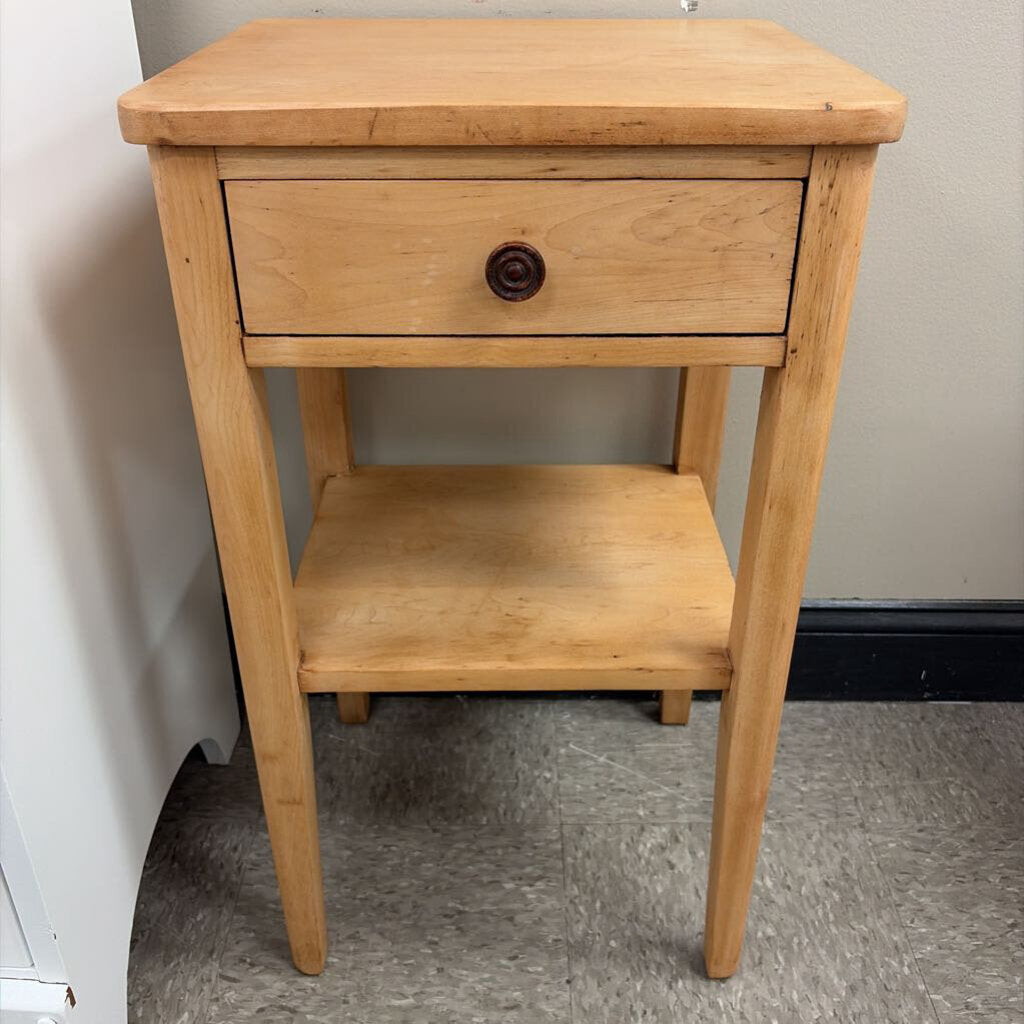 Vintage Wooden Nightstand