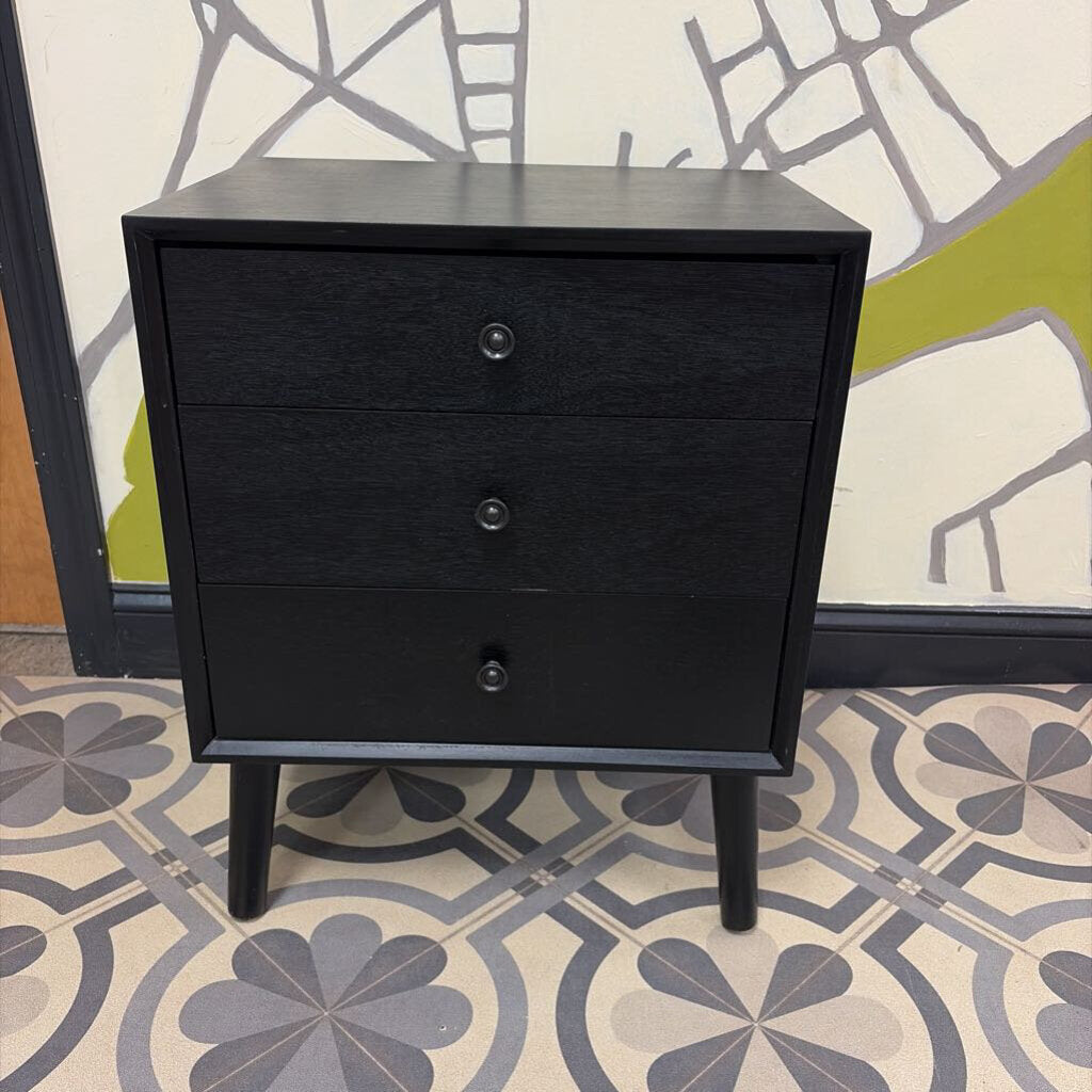 Noble House MCM 3-Drawer Nightstand
