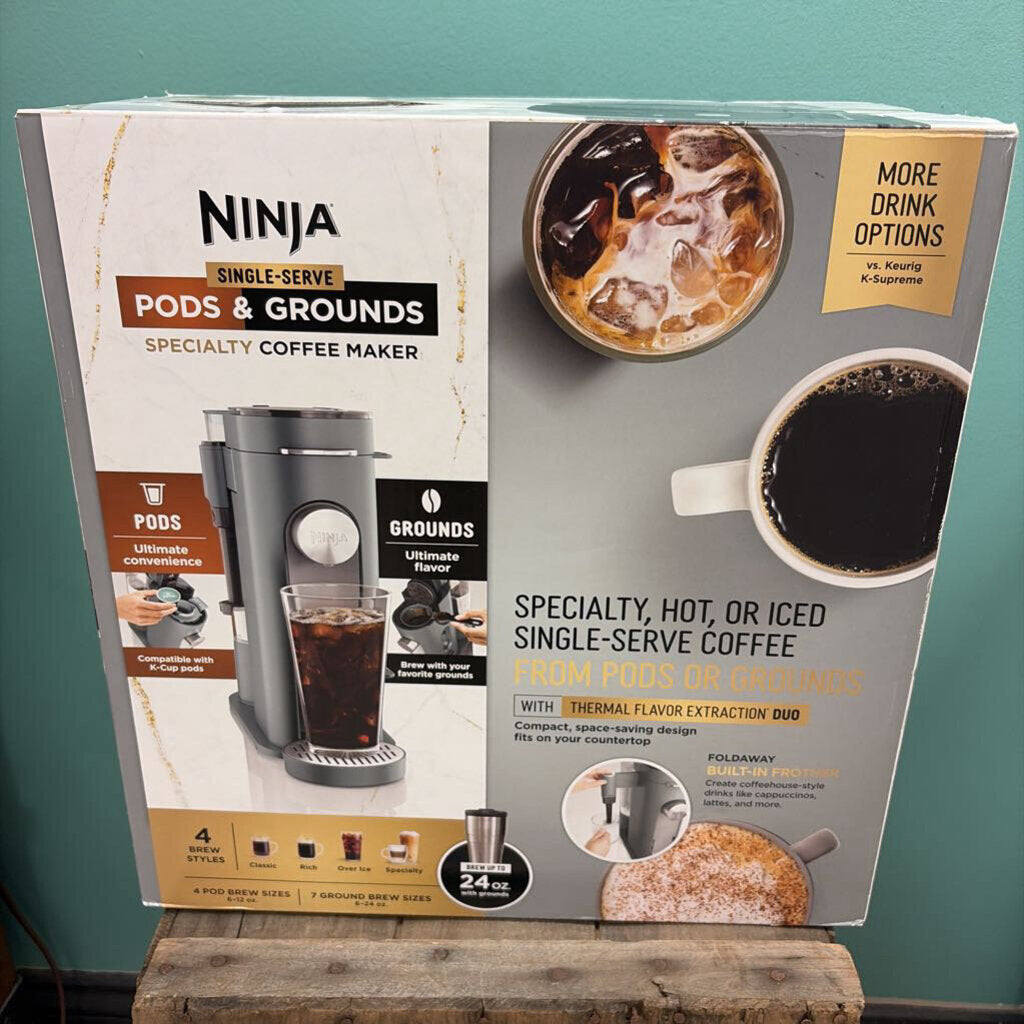 Ninja Single-Serve Pods & Grounds Specialty Coffee Maker