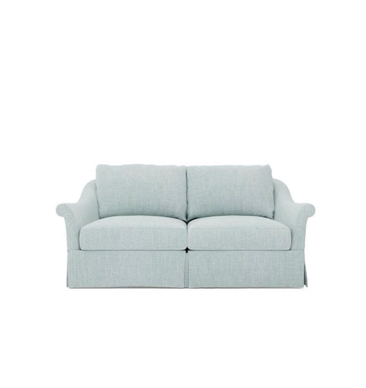 Amelie Coastal Sky Skirted Sofa from LEE Industries