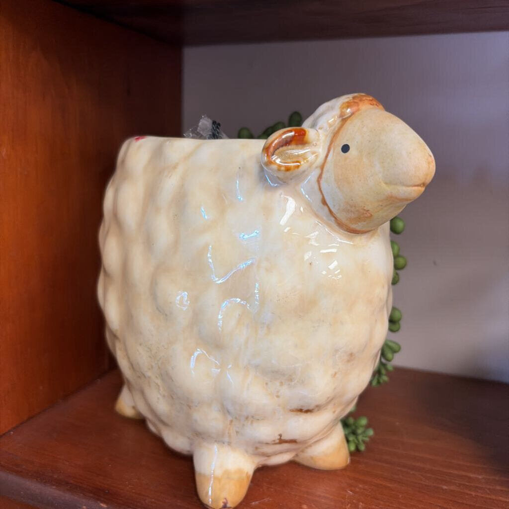 Ceramic Sheep Planter