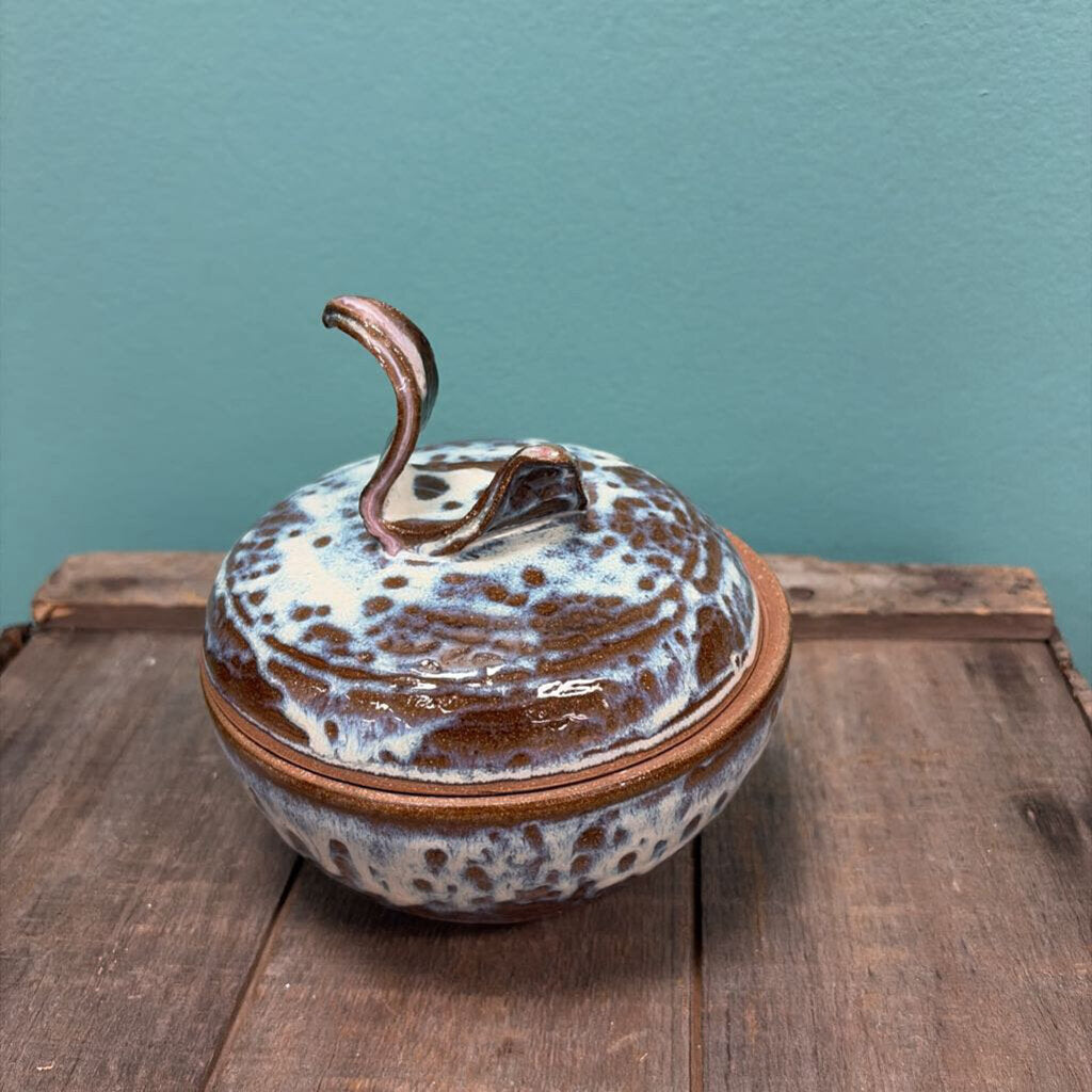 Ceramic Decorative Bowl with Lid