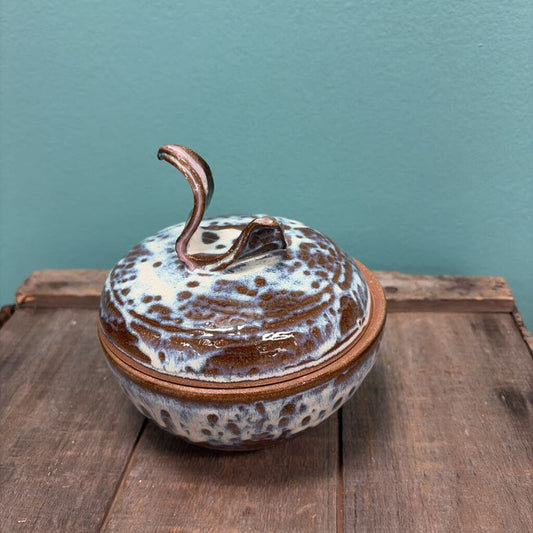 Ceramic Decorative Bowl with Lid