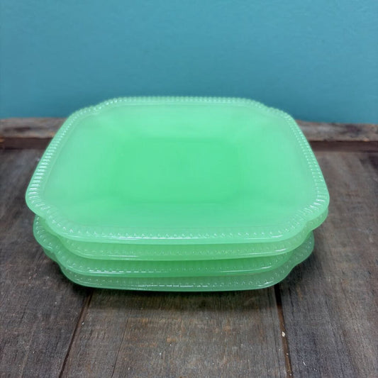 Vintage Green Glass Dish