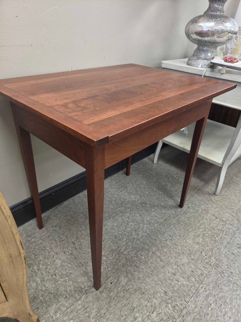 Hepplewhite Style Solid Cherry Wood End Table - Guild of Shaker Crafts - Spring Lake, MI