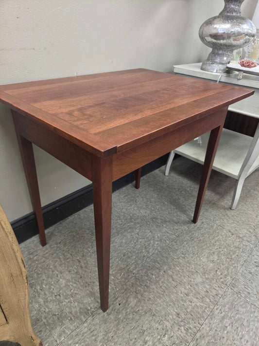 Hepplewhite Style Solid Cherry Wood End Table - Guild of Shaker Crafts - Spring Lake, MI