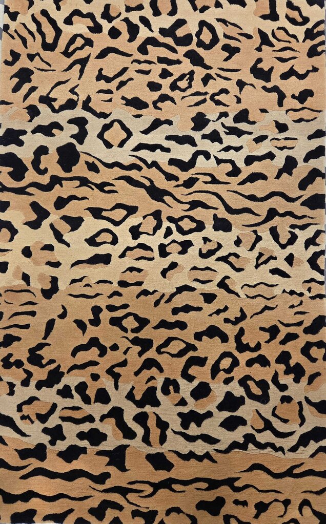 Knecht AG Tibetan Handmade Tiger Stipe Area Rug