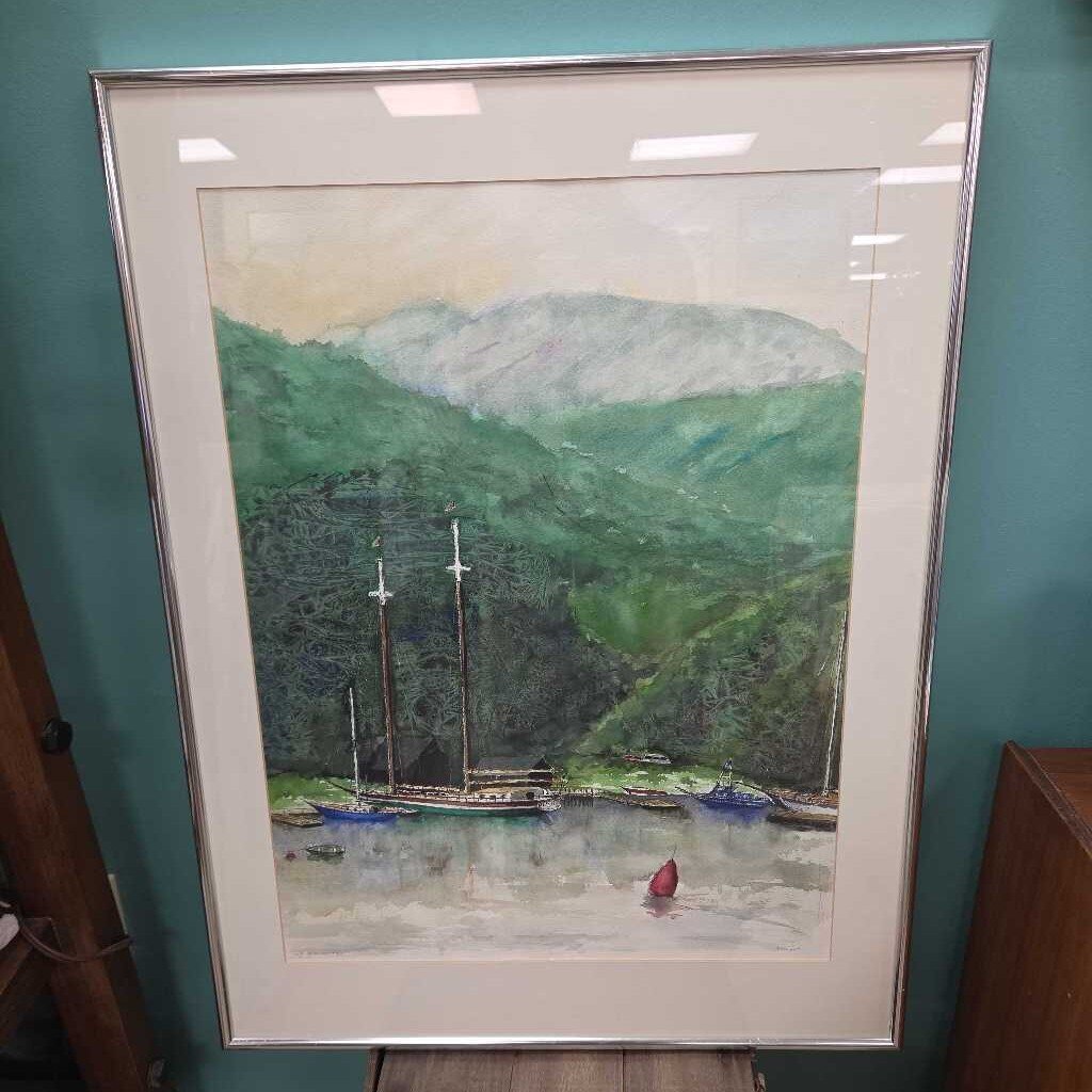 Original Watercolor of Rockport, Maine