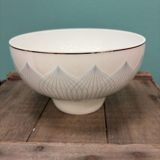 Rosenthal Ballet Round Bowl with Grey Lotus Pattern