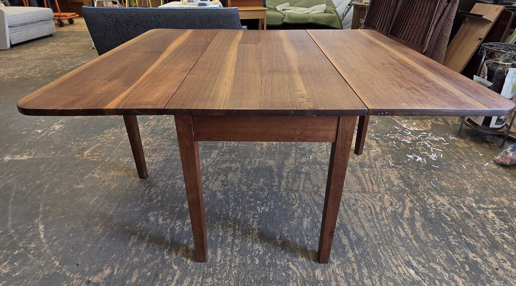 Traditional Style Drop Leaf Cherry Dining Table
