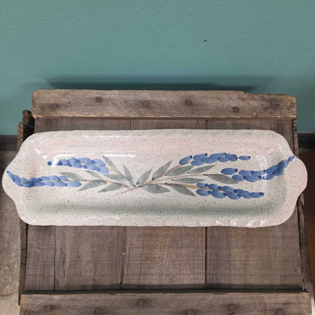 Granite Lake Pottery Stoneware Lupine Serving Platter