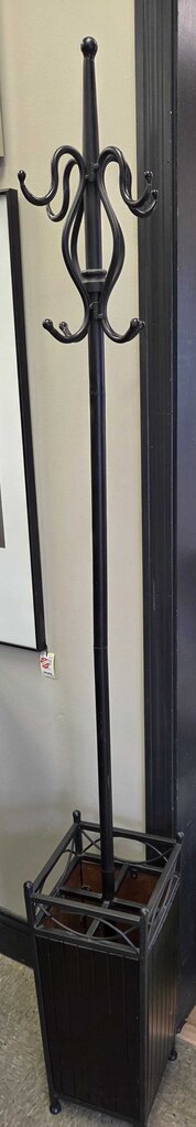 Metal Coat Rack with Umbrella Stand