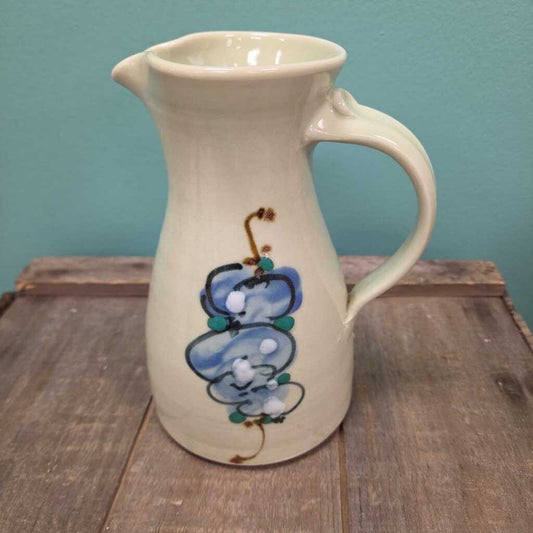 Glazed Stoneware Pottery Pitcher