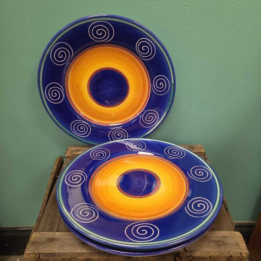 Pier 1 Italian Swirl Dinner Plate - Set of 3