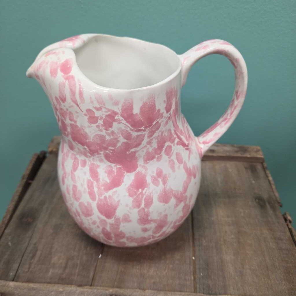Bennington Pottery Pink Agate Stoneware Pitcher