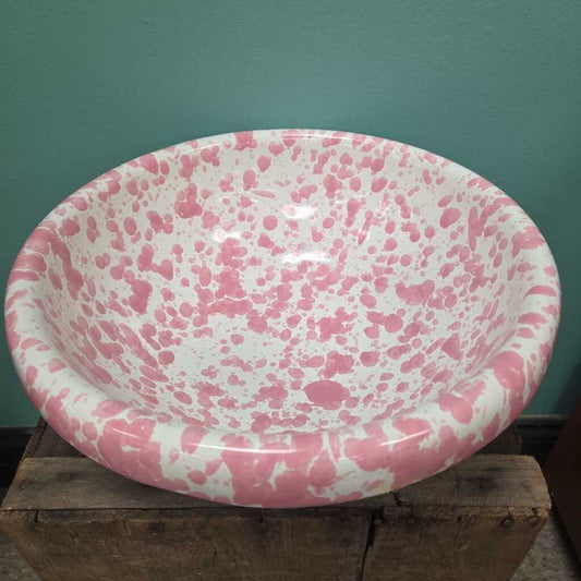 Bennington Pottery Pink Agate Stoneware Bowl (Signed by David Gill)