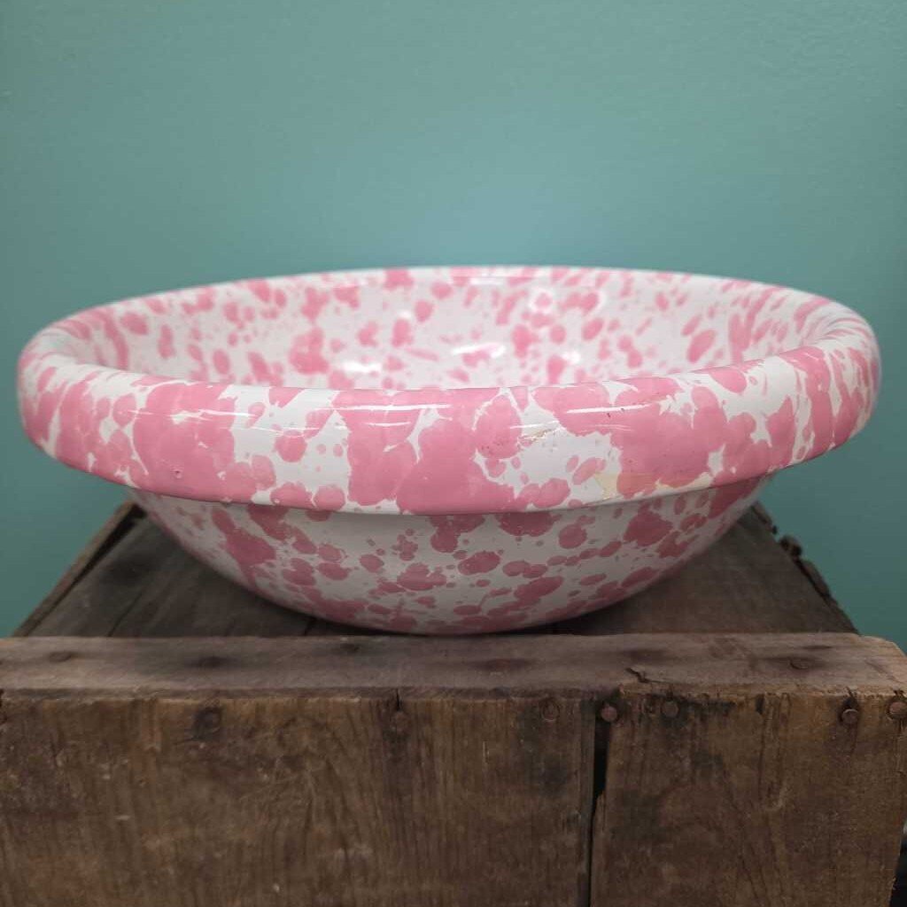 Bennington Pottery Pink Agate Stoneware Bowl (Signed by David Gill)