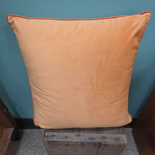 Monday Moose Velvet Throw Pillow with Down Fill