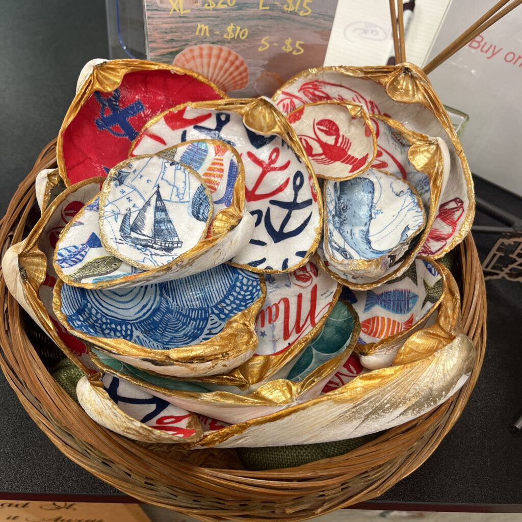 Hand Painted Maine Shell Art