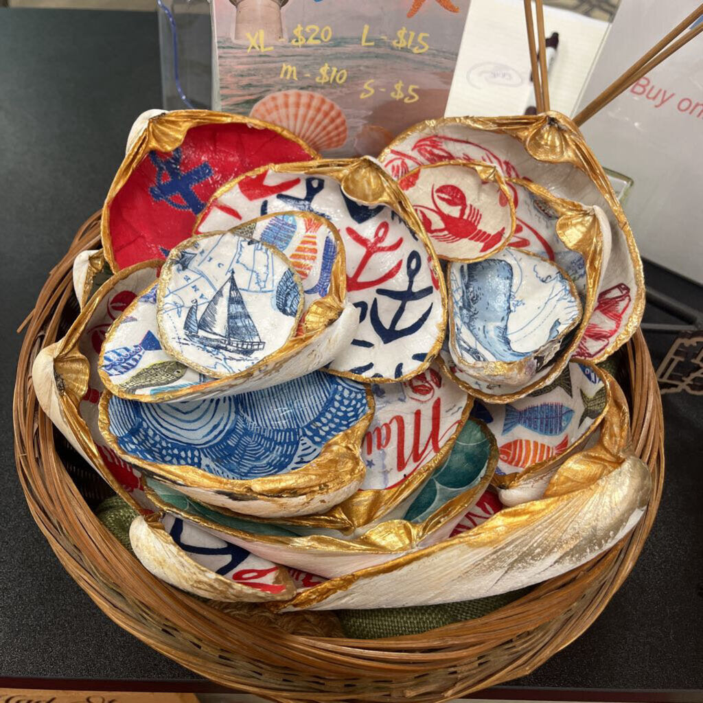 Hand Painted Maine Shell Art