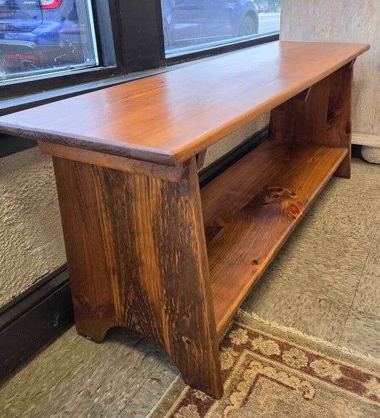 L.L. Bean Solid Pine Entryway Bench