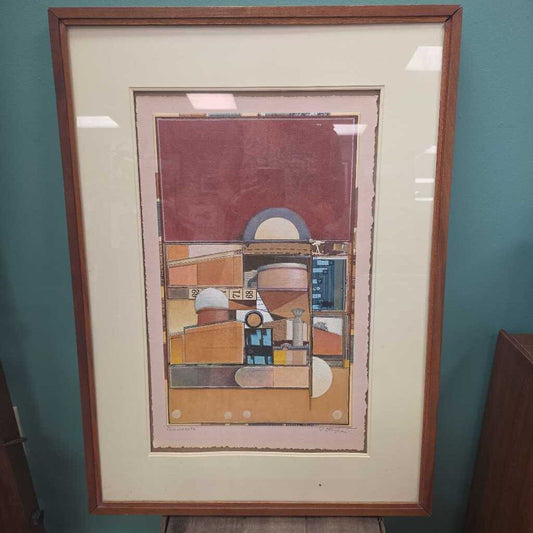 "Cammazotz" Multi-Layered Mixed Media Collage (Original, Signed)