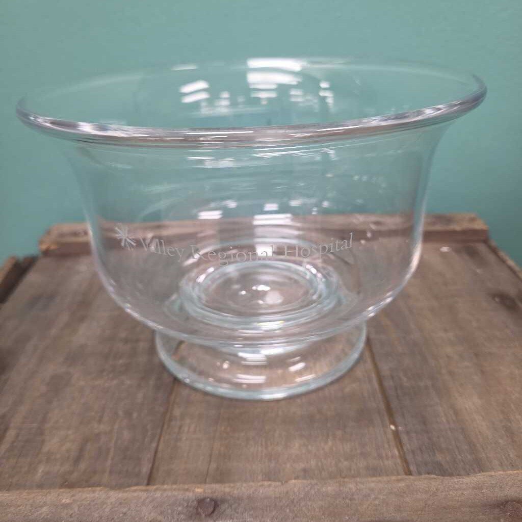 Simon Pearce Revere Celebration Bowl - ("Valley Regional Hospital" Etched on Side)