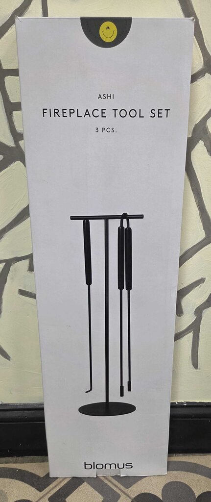 Blomus Ashi Fireplace Tool 3-Piece Set - NEW