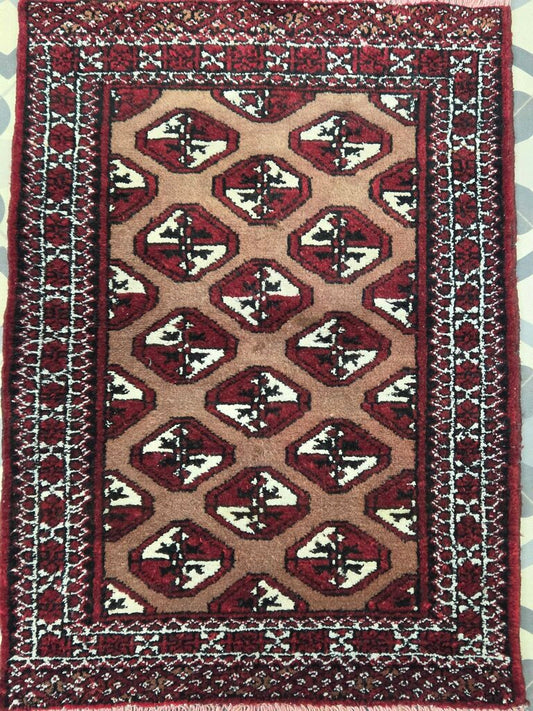 Bokhara Hand Woven 100% Wool Area Rug