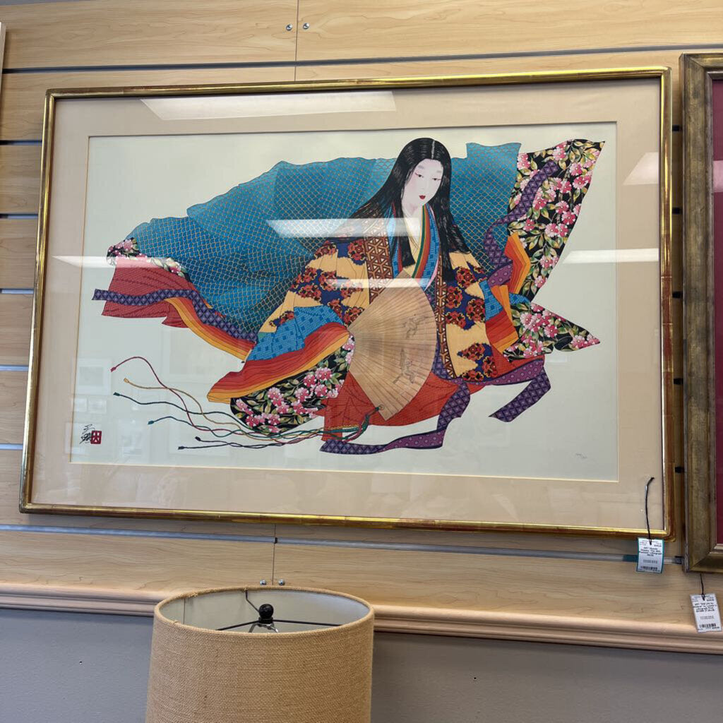 Hisashi Otsuka "The 36th Poetess" Lithograph