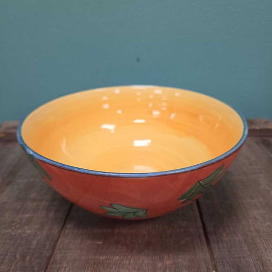 Homefront 6.5" Hand Painted Ceramic Cereal Bowl