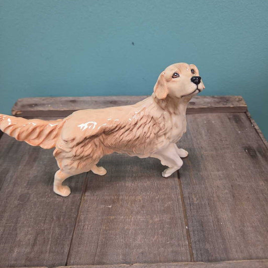 Royal Doulton Golden Retriever Porcelain Figurine