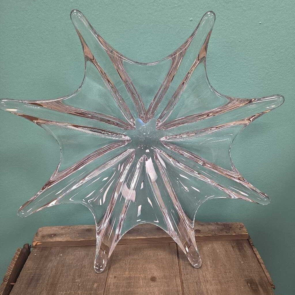 Baccarat Crystal STELLA Starfish Centerpiece Bowl