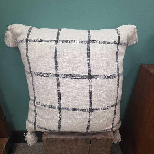 Hearth & Hand Linen Throw Pillow with Tassels - 2 Available