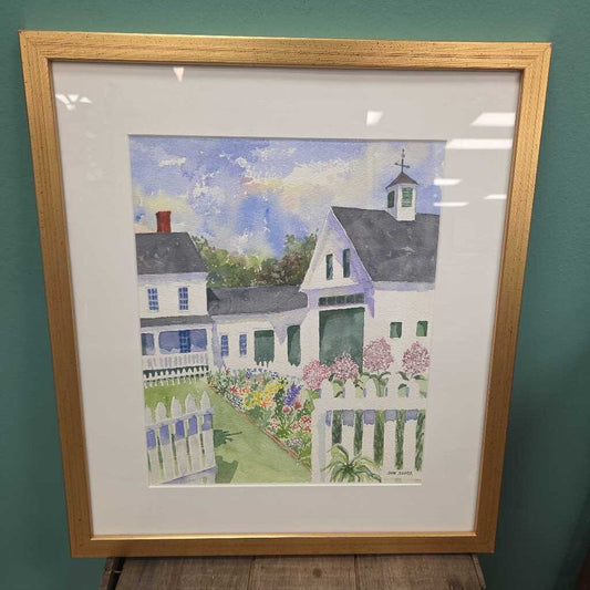 Maine Cottage - Original Watercolor by Jane Sawyer