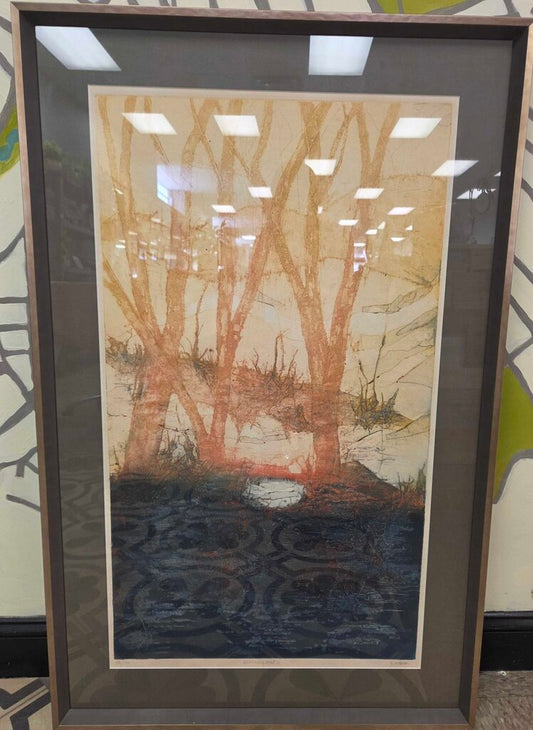 "Morning Mist IX" by Ruth Rodman, Signed, Framed
