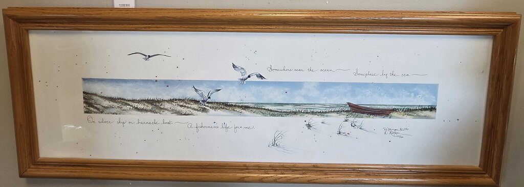 "Near the Sea" Signed Limited Edition Print by D. Morgan (917 of 1000)