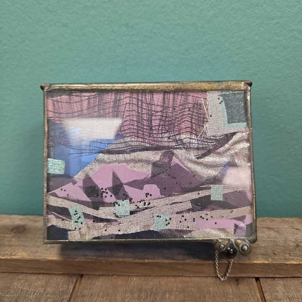 Hand Made Glass Jewelry Box
