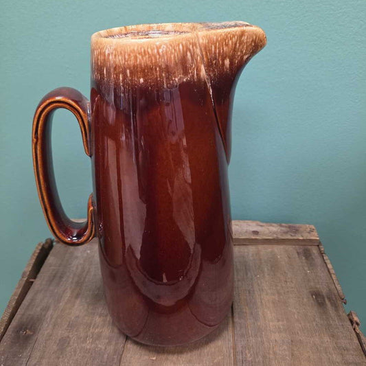 Hull Pottery Brown Dip Ceramic Pitcher