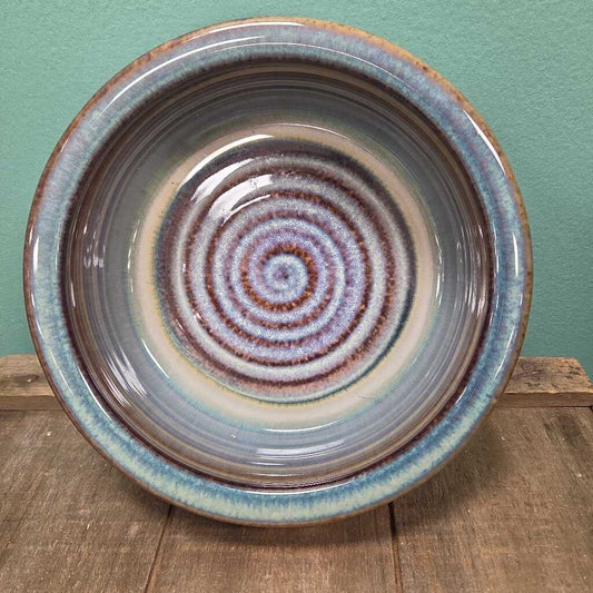 Bill Campbell Studio Pottery Swirl Glaze Bowl