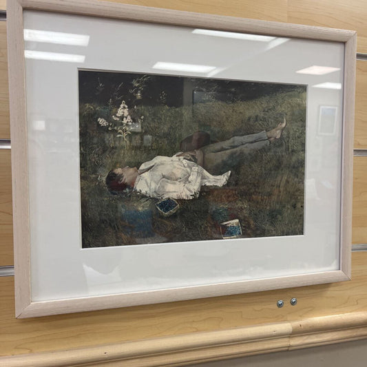 "The Berry Picker" by Andrew Wyeth Framed Print