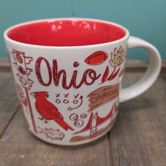 14 oz. Starbucks Ceramic Collectors' Mug - OHIO