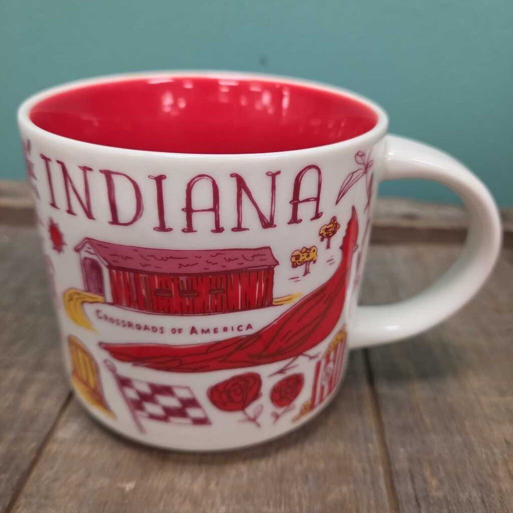 14 oz. Starbucks Ceramic Collectors' Mug - INDIANA