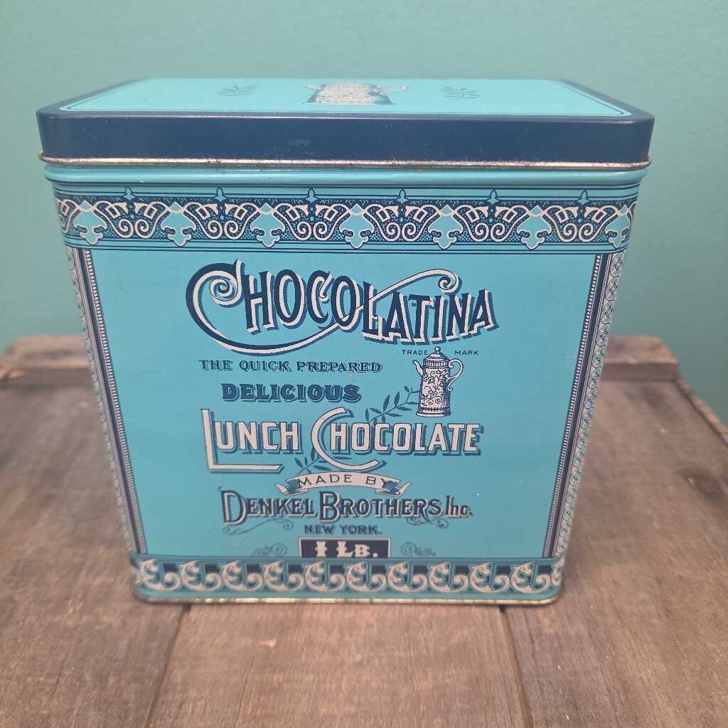 Denkel's Chocolatina Lunch Chocolate 1lb Tin