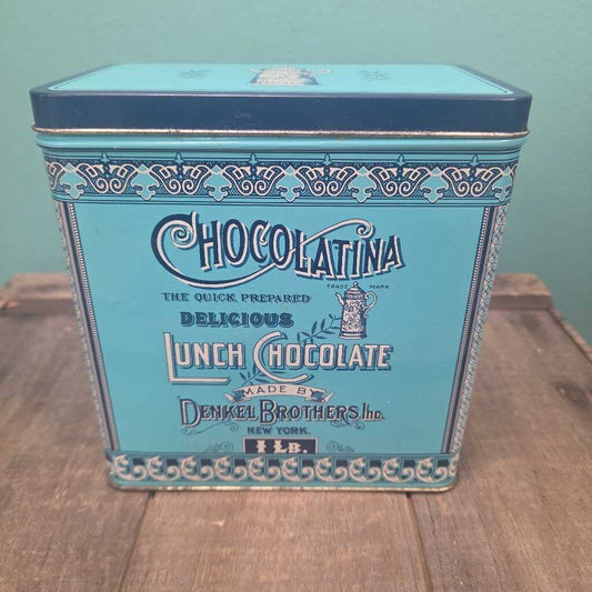 Denkel's Chocolatina Lunch Chocolate 1lb Tin