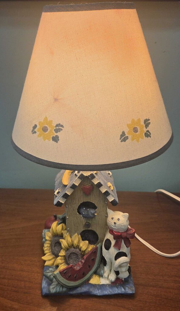 Figi Graphics Birdhouse Lamp